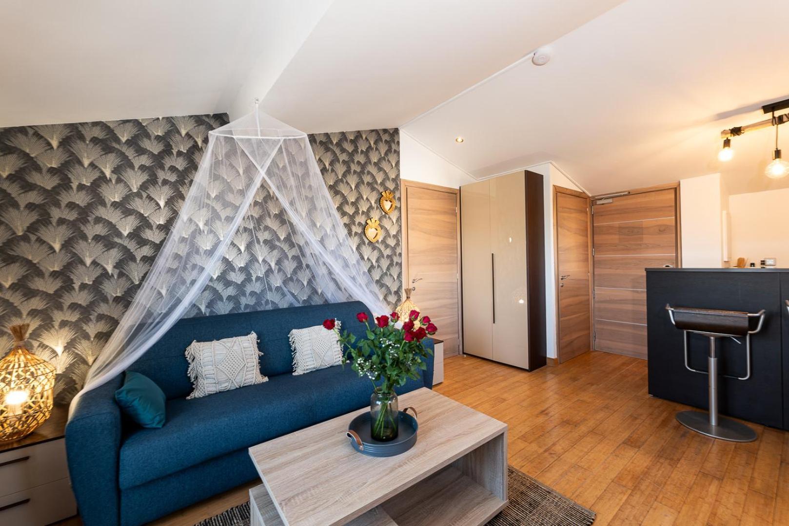 Studio Dernier Etage Le Nid D'Amour - Sejour Romantique, Mandara Beach, Juan-Les-Pins Kültér fotó